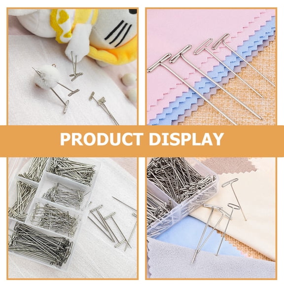 CTIRCHIU 220Pcs Compact Stainless Steel Blocking Pins for Home Wig Design and Hairdressing