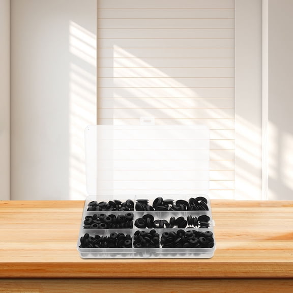 CTIRCHIU 260Pcs Automotive Firewall Rubber Grommet Assortment Kit with Durable Cable Protection