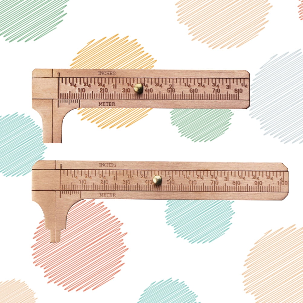 CTIRCHIU 2Pack Ruler Metal Caliper Copper for Outside Diameter ...