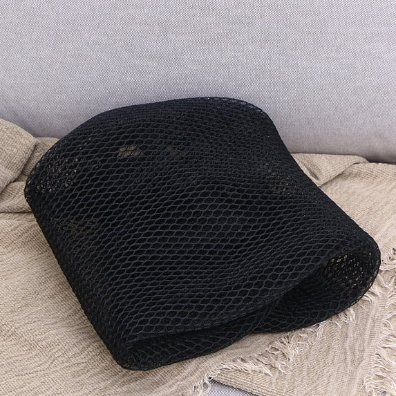 CTIRCHIU Motorcycle Seat Cover Black Motorcyclists 2Pcs 23.6*15.7*0.04In