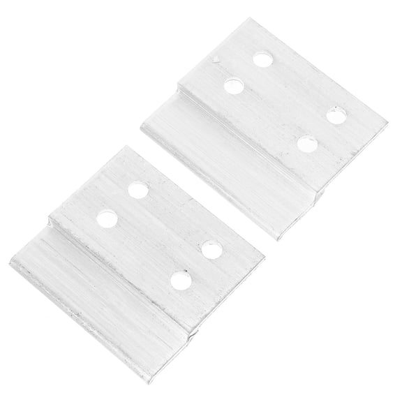 CTIRCHIU 2-Pack Heavy Duty Z Shaped French Cleats Wall Mount Brackets Aluminum Alloy for Hanging Mirrors