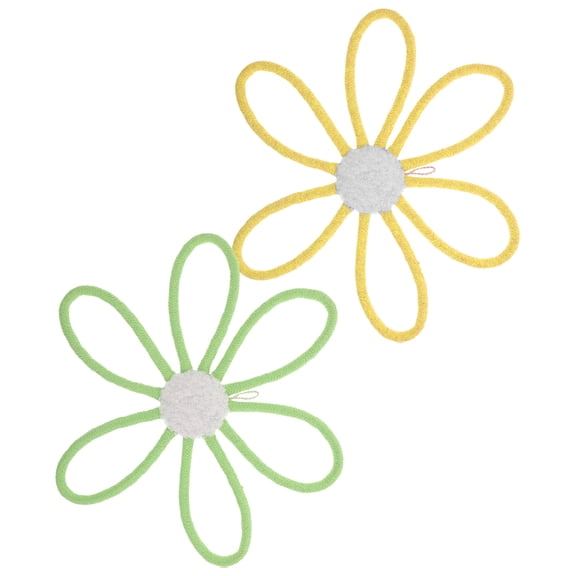CTIRCHIU 2Pcs Assorted Color Daisy Flower Wall Art for Living Room and Bathroom Decor