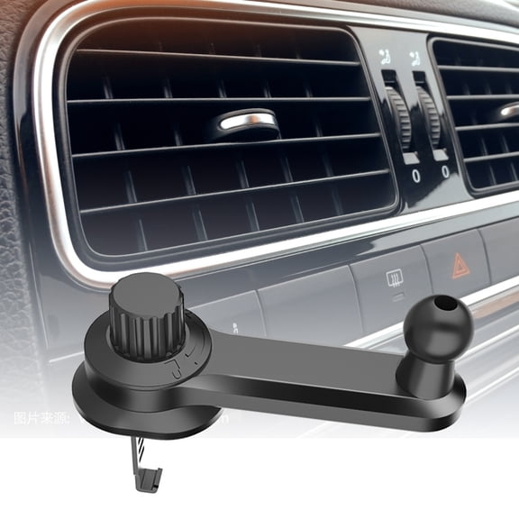 CTIRCHIU 2-Pack Black Car Air Vent Mount with 360 Rotation, Universal Auto Phone Holder Bracket for Smartphones