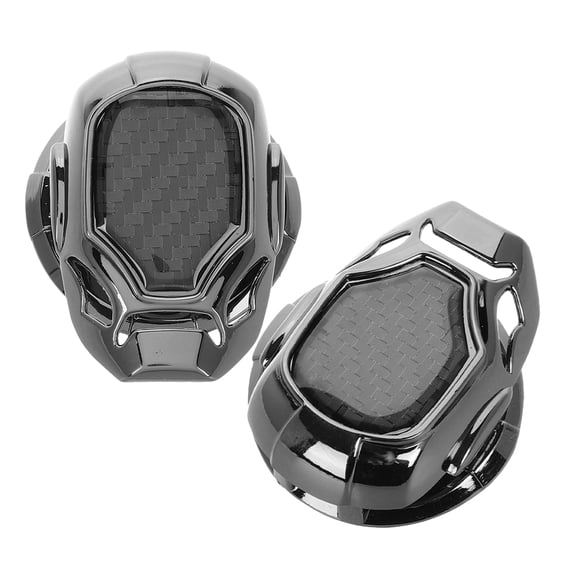 CTIRCHIU 2Pcs Zinc Alloy Car Start Button Covers Protective Push Button Interior Upgrade