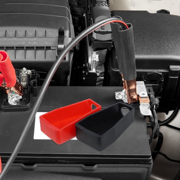 CTIRCHIU 2-Pack Plastic Battery Terminal Caps Covers for Car Battery Cable and Prevention
