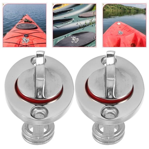 CTIRCHIU 2Pcs Stainless Steel Scupper Stopper Replacement for Kayak Canoe Marine Use