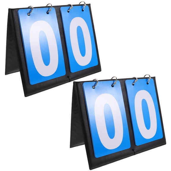 CTIRCHIU 2-Pack Sky Double-Sided Basketball Scoreboard Portable Counter for Sports and Game Scoring