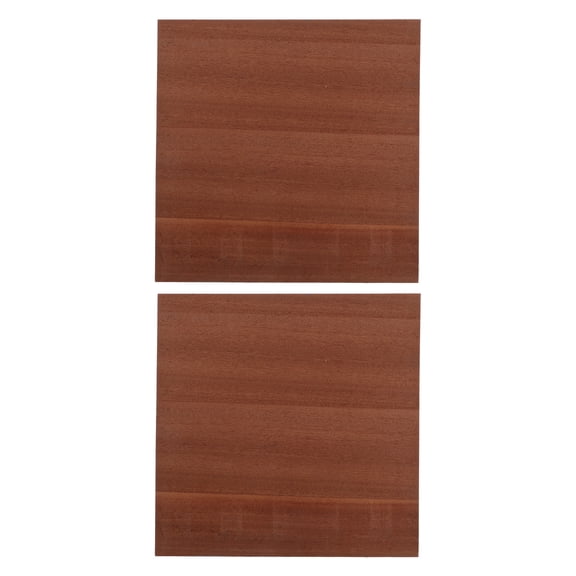 CTIRCHIU 2Pcs Craft Wood Sheets Light Brown Thin Unfinished Boards for Layering and Custom DIY Projects