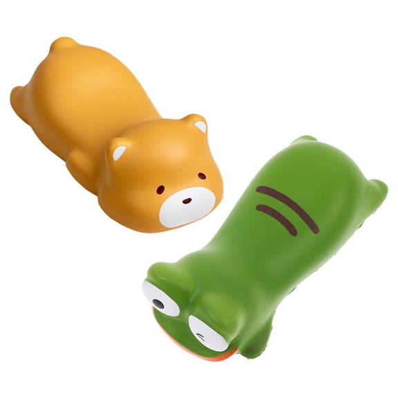 CTIRCHIU 2-Pack Cute Animal Wrist Rests Soft Cushions for Computer Desk Mouse Support Ergonomic Comfort Pads