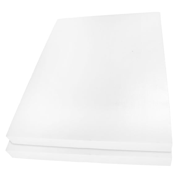 CTIRCHIU 2 Pack White High Density PU Foam Sheets 40x30x3cm Cuttable for Phone Cases and Packing