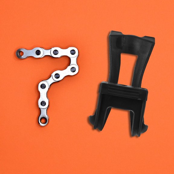 CTIRCHIU 2Pcs Cycling Pedal Straps Non-Slip Plastic Toe Clip Bicycle Accessories For Road Bike