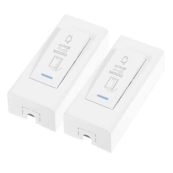 CTIRCHIU White Pc Door Push Button High for Home and Office 2Pcs