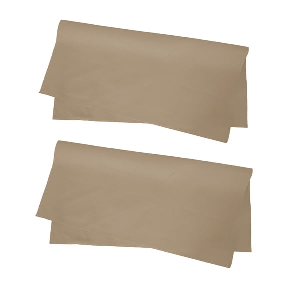 CTIRCHIU 2Pcs Felt Fabric for Crafting Light Brown Soft Felt Cloth Sheets for Patchwork and Quilting