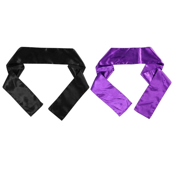 CTIRCHIU 2Pcs Front Wig Hair Wraps Satin Hair Accessories for Exercise and Yoga in Assorted Colors