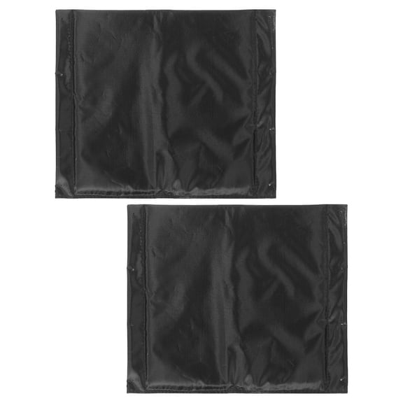 CTIRCHIU 2Pcs Thick Oxford Cloth Wheelchair Cushion with Breathable Design and Easy to Clean Black Cover