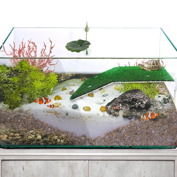 CTIRCHIU 2Pcs Green Betta Fish Leaf Hammock Artificial Plant Soft Material Fish Rest