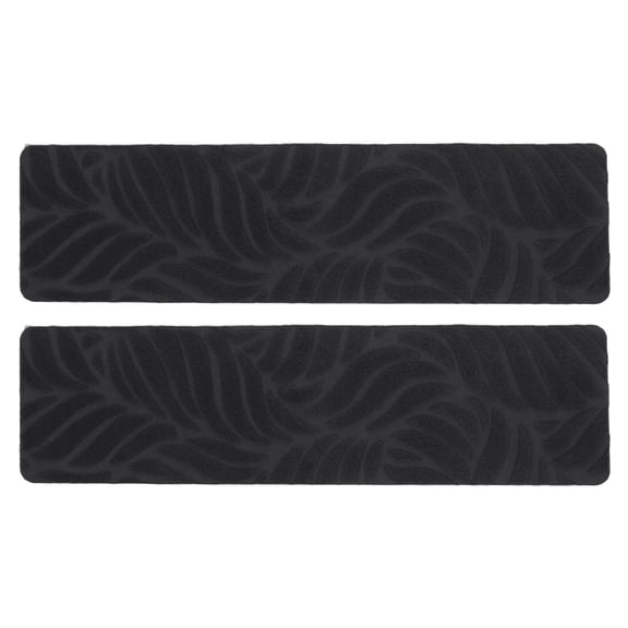 CTIRCHIU 2-Pack Grey Stair Runner Rugs Non- Carpet Treads with Self-Adhesive Backing for Installation