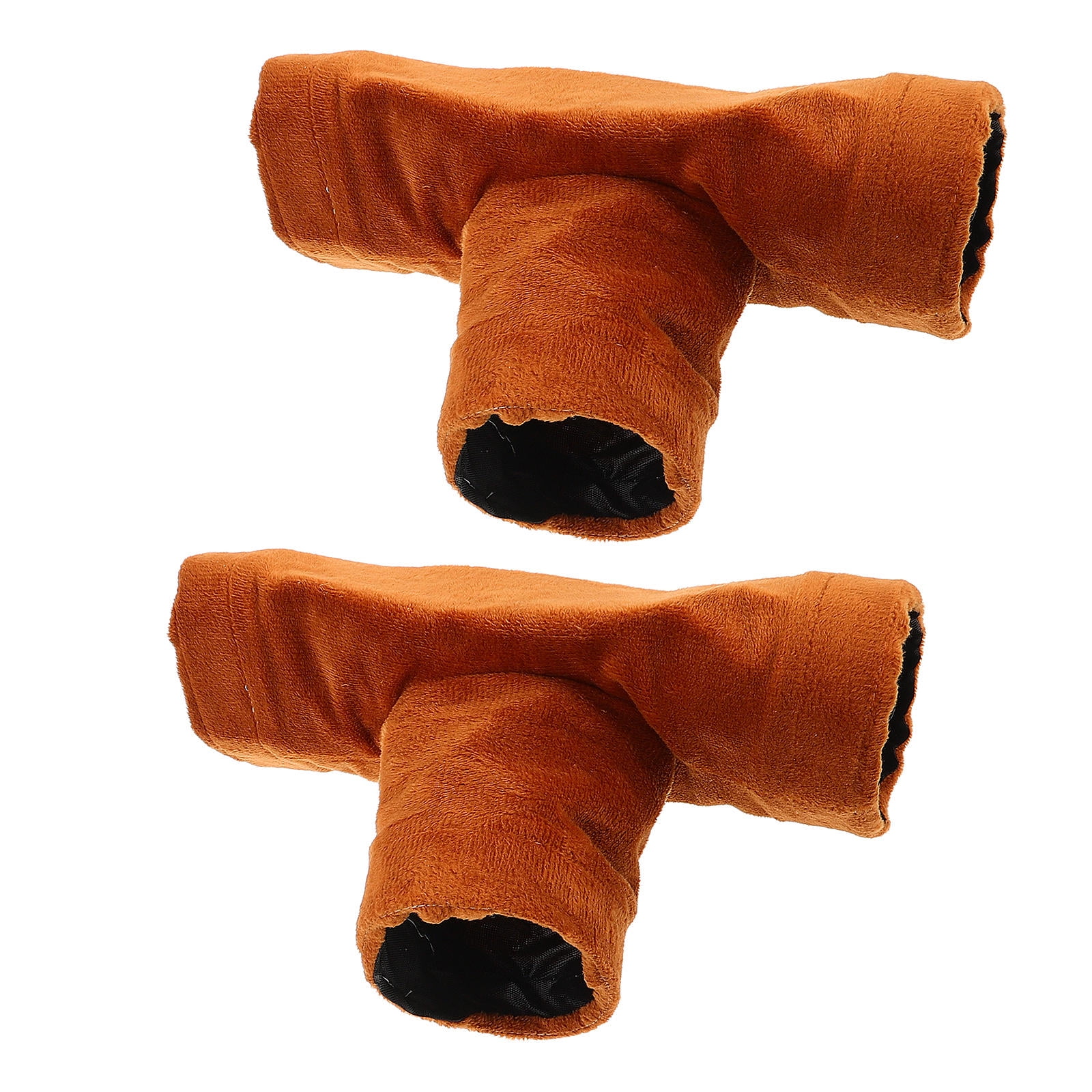 Gallery Detail: Ctirchiu 2Pcs Multifunctional Brown Hamster Shelter House With Washable