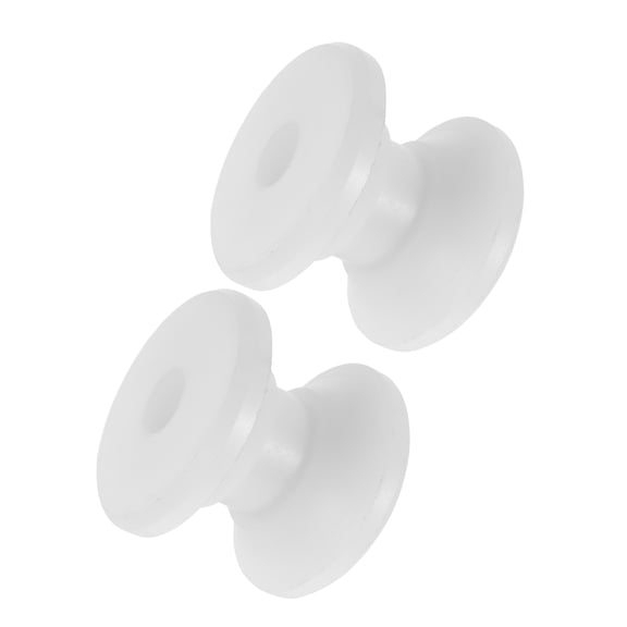 CTIRCHIU 2Pcs Heavy Duty Nylon Anchor Roller for Boat Marine Use White Shock Resistant