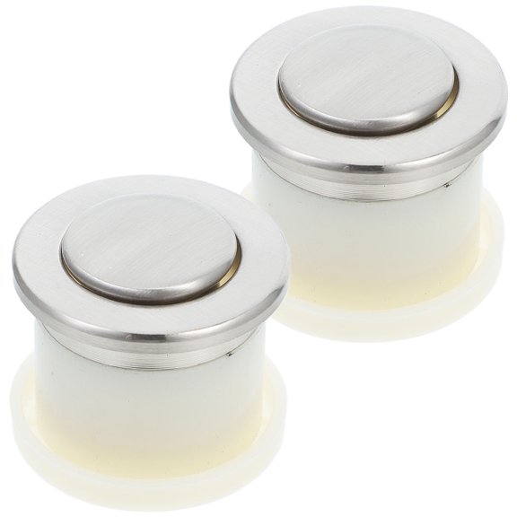 CTIRCHIU 2Pcs Hidden Handles For Cabinets Silver Invisible Design Modern Square Con Handle