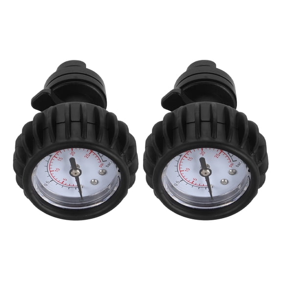 CTIRCHIU 2-Pack Inflatable Air Pressure Gauges for Kayaks, Small Boats, SUP Boards with Overpressure
