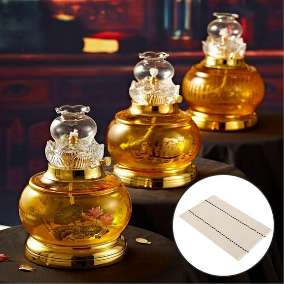 CTIRCHIU 2Pcs Cotton Replacement Oil Lamp Wicks for Vintage Lanterns Indoor and Outdoor Use