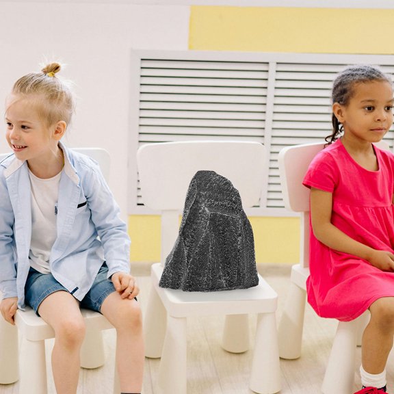 CTIRCHIU 2Pcs Realistic Grey Artificial Rocks for Indoor Plants with Durable Lightweight Foam Material