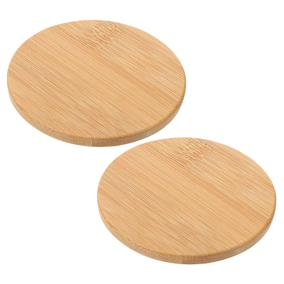 CTIRCHIU 2Pcs Mug Lids for Ceramic Mugs Resistant to High Temperature Brown