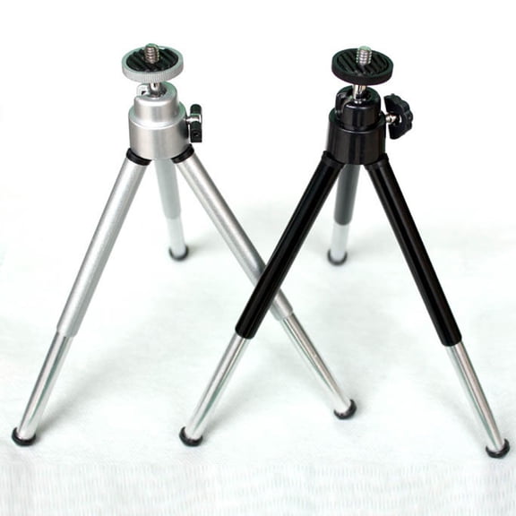 CTIRCHIU 2Pcs Phone Camera Tripod Black Photography Support for Tabletop Use with Friends