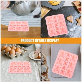 CTIRCHIU 2Pcs Pink Silicone Frog Shape Mold for DIY Candy Baking with Nonstick Smooth Surface