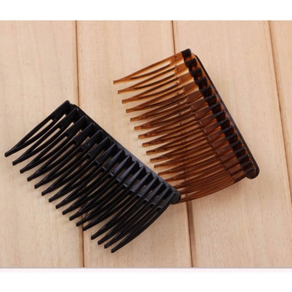 CTIRCHIU 2Pcs Plastic Hair Comb for Special Occasion Lightweight Comfortable Assorted Color