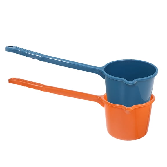 CTIRCHIU 2Pcs Plastic Water Scoop for Bath with Large Capacity and Comfortable Grip Assorted Colors