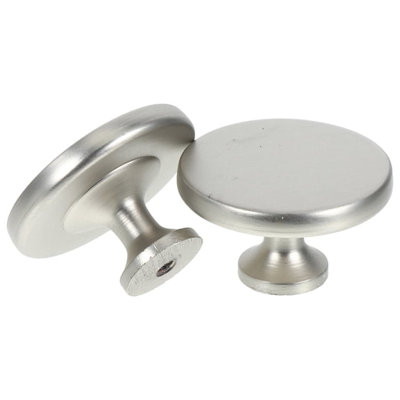 CTIRCHIU 2Pcs Matte Brushed Round Cabinet Door Knobs Minimalist Handles