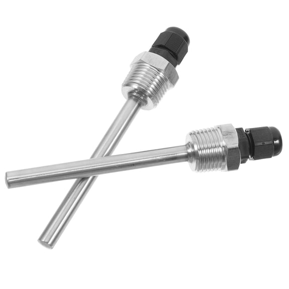 CTIRCHIU 2Pcs Plated Silver Stainless Steel Temperature Sensor for Home Use High Precision Thermocouple Technology