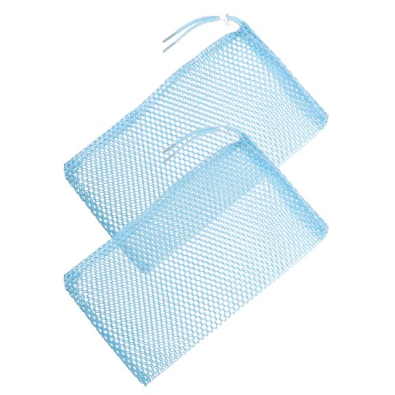 CTIRCHIU 2Pcs Portable Ballet Dance Shoe Storage Bag Mesh Drawstring Organizer for Home