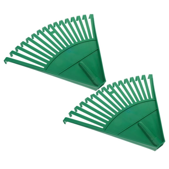 CTIRCHIU 2Pcs Portable Plastic Garden Rake Head for Collection and Shrub Cleaning in Yard