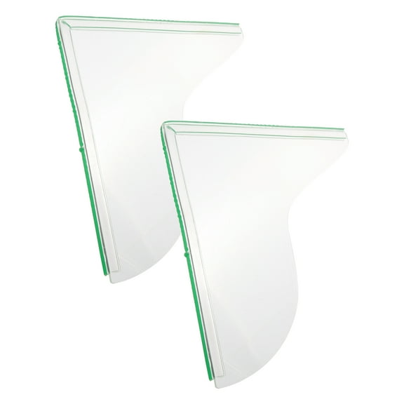 CTIRCHIU 2Pcs Practical Acrylic Shower Threshold Splash Guard for Shower Curtain Water Barrier