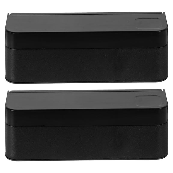 CTIRCHIU 2Pcs Practical Black Coin Dispenser for Car Center Console with Durable Material