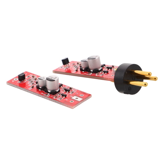 CTIRCHIU 2Pcs Red Diaphragm Mic Preamp Module Stable Signal Transmission for Music Production