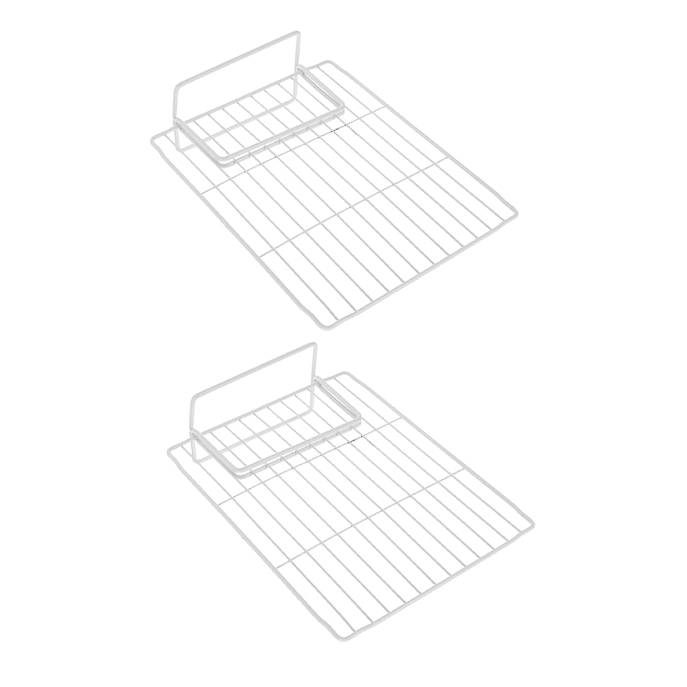 CTIRCHIU 2-Pack Wire Refrigerator Shelf Dividers for Fridge and Freezer, Space Saving Organizers for Efficient Storage