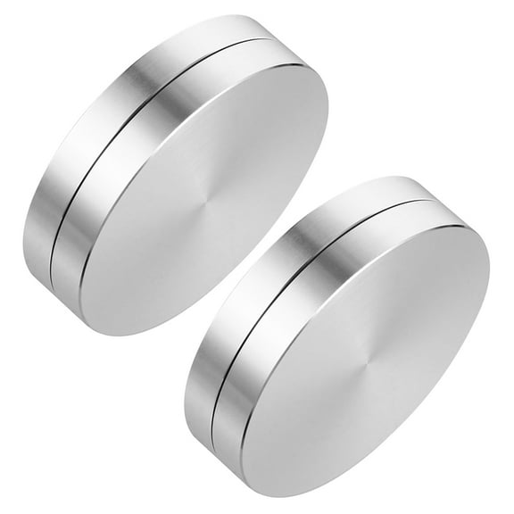 CTIRCHIU Set of 2 Rotating Turntable Serving Trays Made of Aluminium Alloy for Baking and Dining Table Use