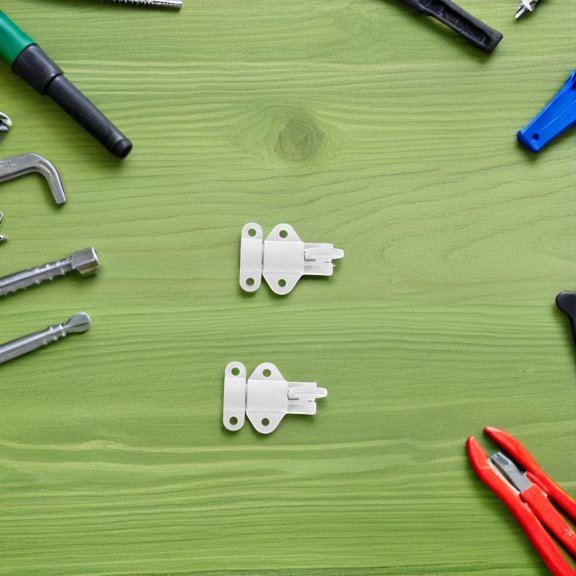 CTIRCHIU 2Pcs Self-Closing Barrel Bolt Lock White Spring Slide Latch for Attic and Gate