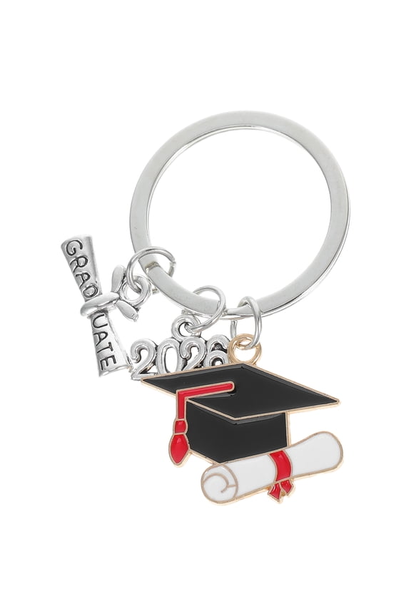 2-Pack Senior Keychains for 2026 Graduation Season, Multi-Color Alloy Keepsake Trinkets for Students