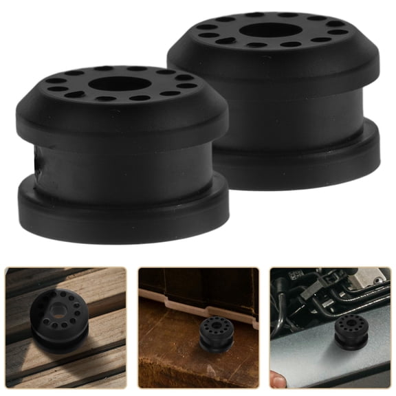 CTIRCHIU 2Pcs Shifter Linkage Bushings Grommet Black Transfer Case Parts for Car Enhanced Shifting Control