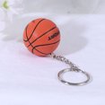 thumbnail image 1 of CTIRCHIU 2-Pack Orange PU Sport Keychains for Office Hanging Decoration and Daily Use, 1 of 7