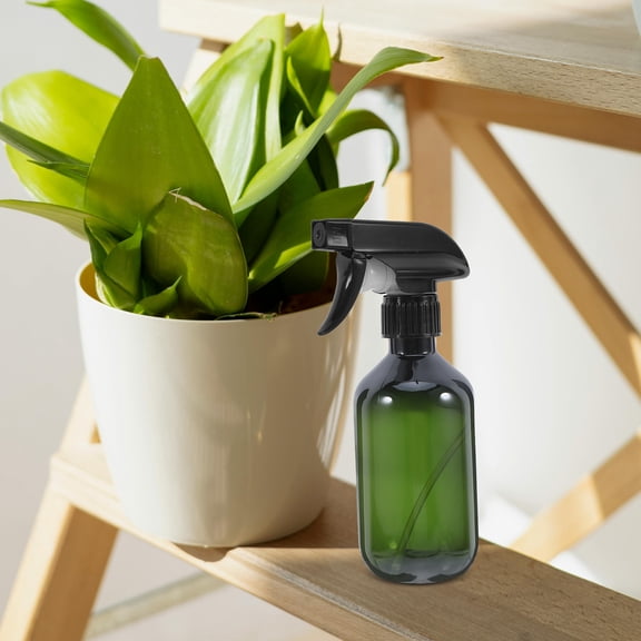CTIRCHIU 2Pcs Pet Spray Bottles Dark Green Transparent Mist Bottle for Home Use and Plant Watering