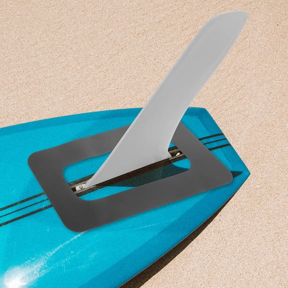 CTIRCHIU 2Pcs Black Surfboard Fin Box Patch for Kayak Tail Rudder Replacement