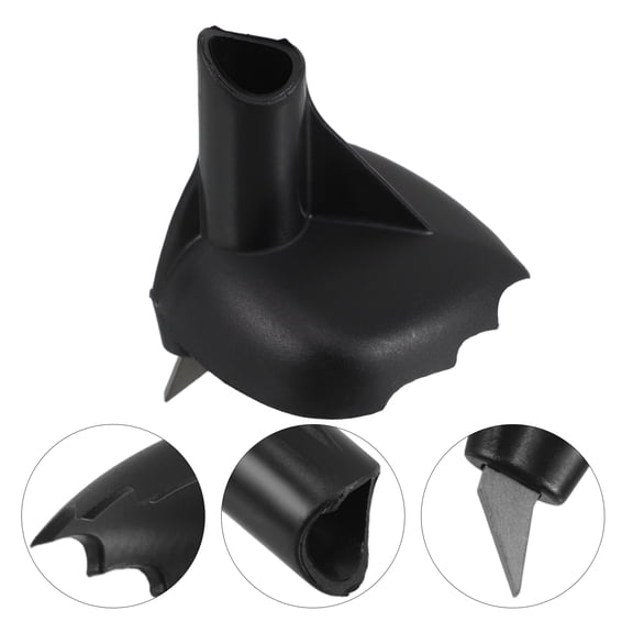 CTIRCHIU 2Pcs Black Nylon Trekking Pole Tip Protectors for Hiking and Skiing Accessories