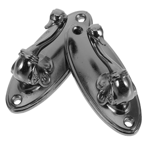 CTIRCHIU Black Swan Shaped Hooks Alloy Decorative Wall Hangers for Hanging Chair Use 2Pcs