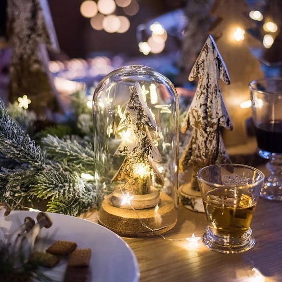 CTIRCHIU 2Pcs White Decorative LED String Lights Star Fairy Light for Romantic Wedding Party and Seasonal Decor